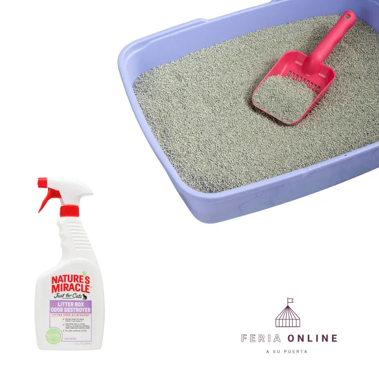 Nature Miracle Spray Destructor de Olor Caja Arenera