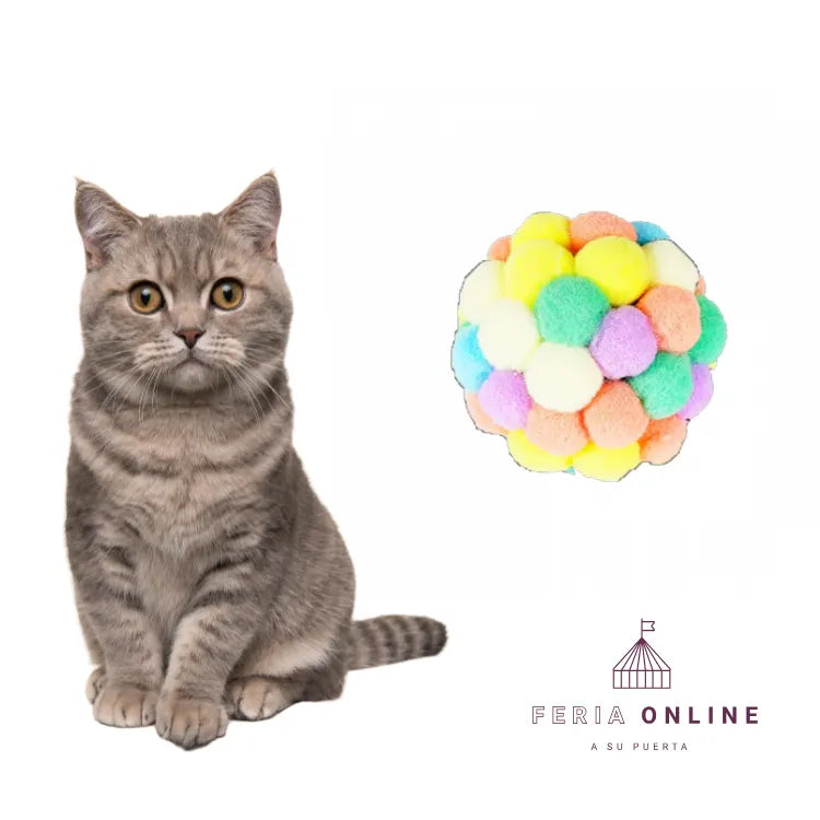 Pelota de Felpa para Gatos