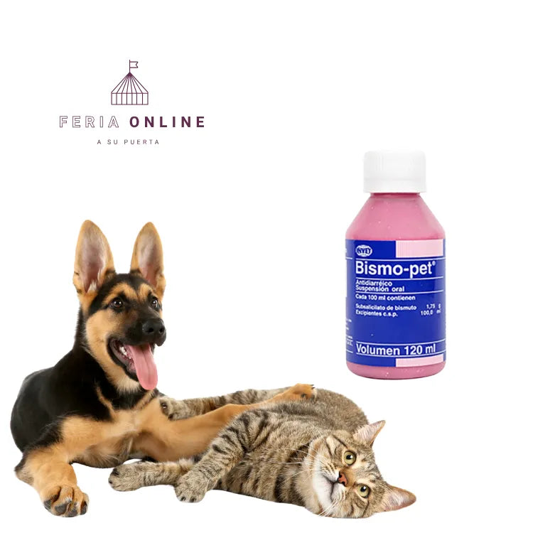 Antidiarreico Bismo Pet - 120 ML Para Perros Y Gatos