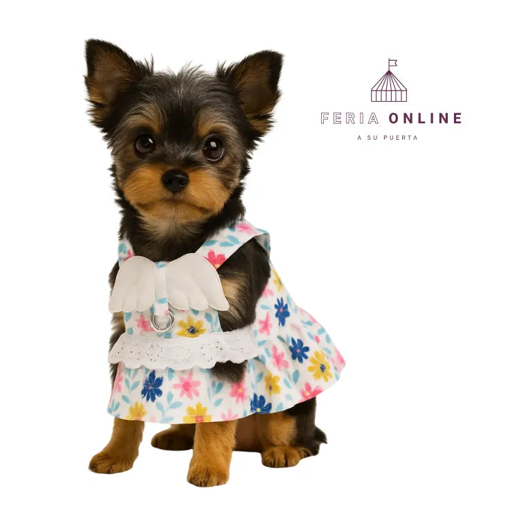 Vestido Con Alas Para Mascota