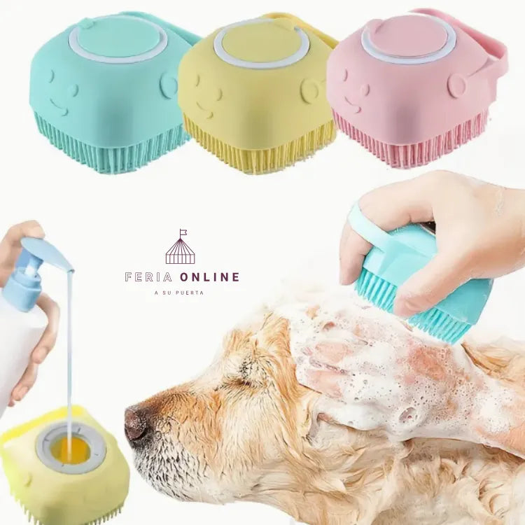 Cepillo con Dispensador de Shampoo