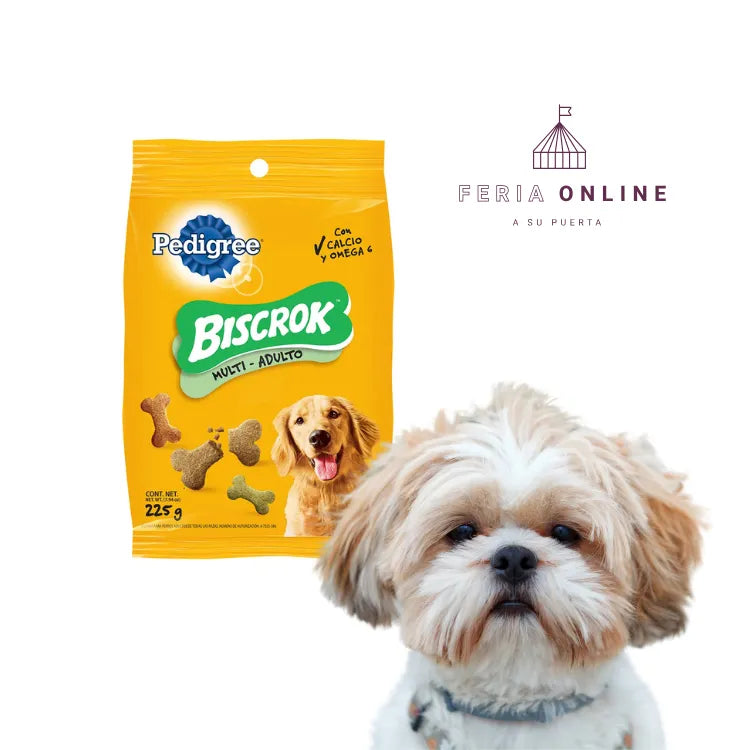 Snacks Para Perro Pedigree Galleta Biscrok Multi Adulto - 225 g
