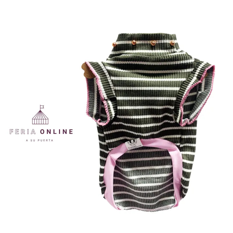 Blusa Acanalada Gola