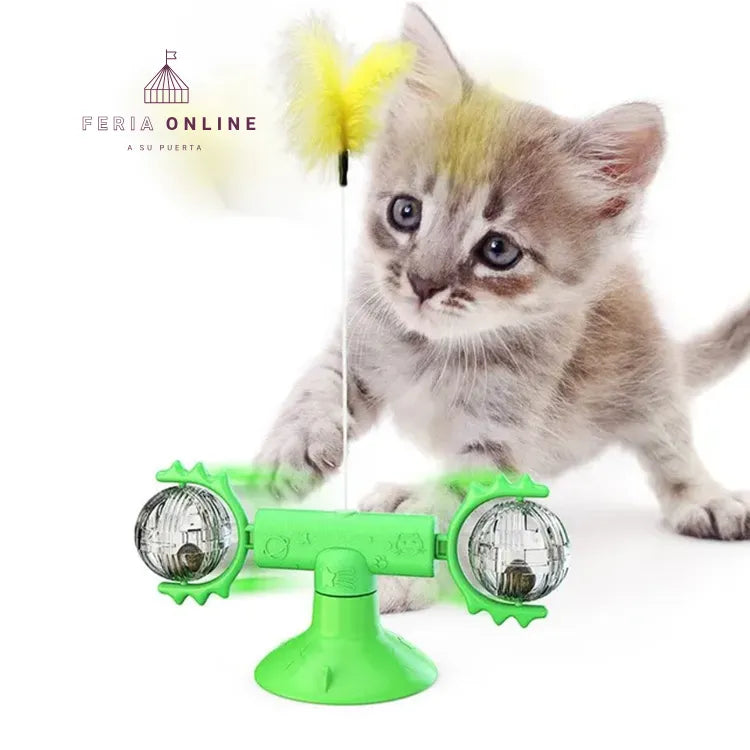 Molino de Viento para Gatos