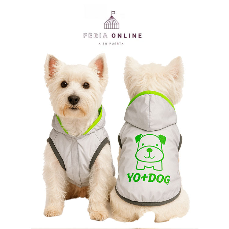 Chaqueta Reflectiva Yo + Dog Para Mascotas