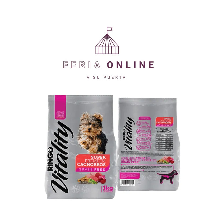 Ringo Vitality Cachorros 1kg.
