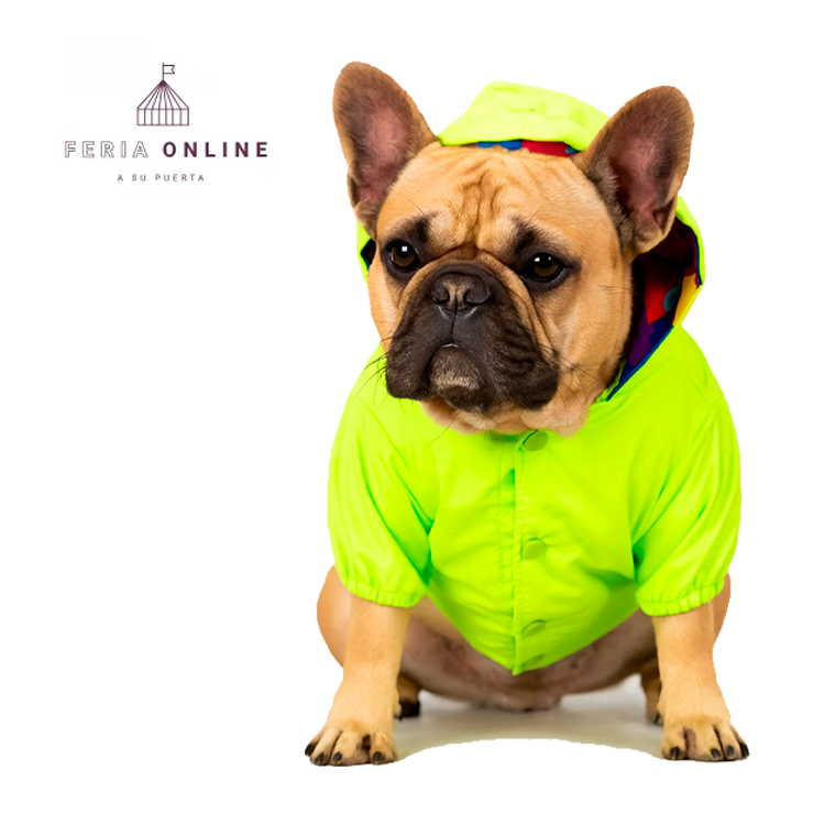 Chaqueta Rompeviento Yo+Dog Para Mascotas