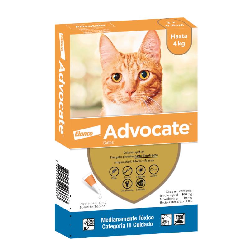 Advocate - Gatos Hasta 4kg.