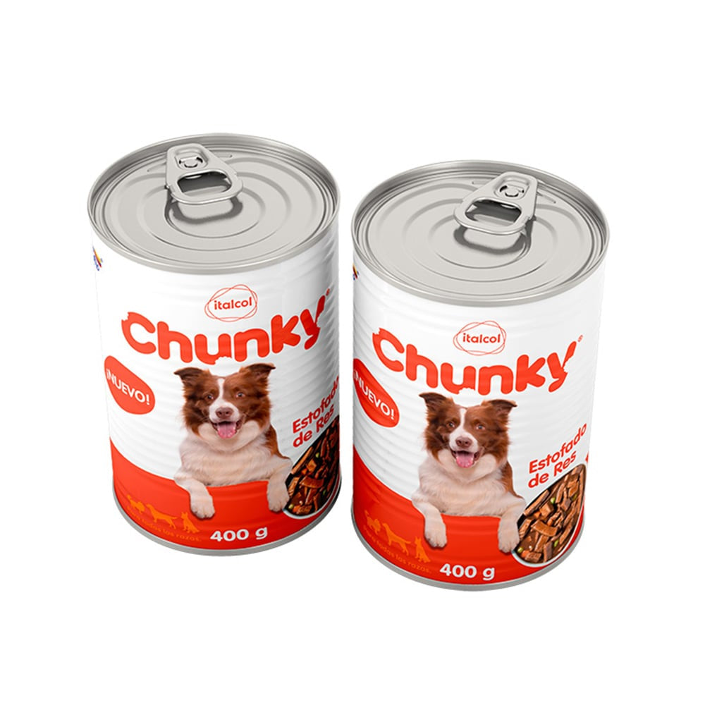 Chunky DeliDog Comida Húmeda Estofado de Res