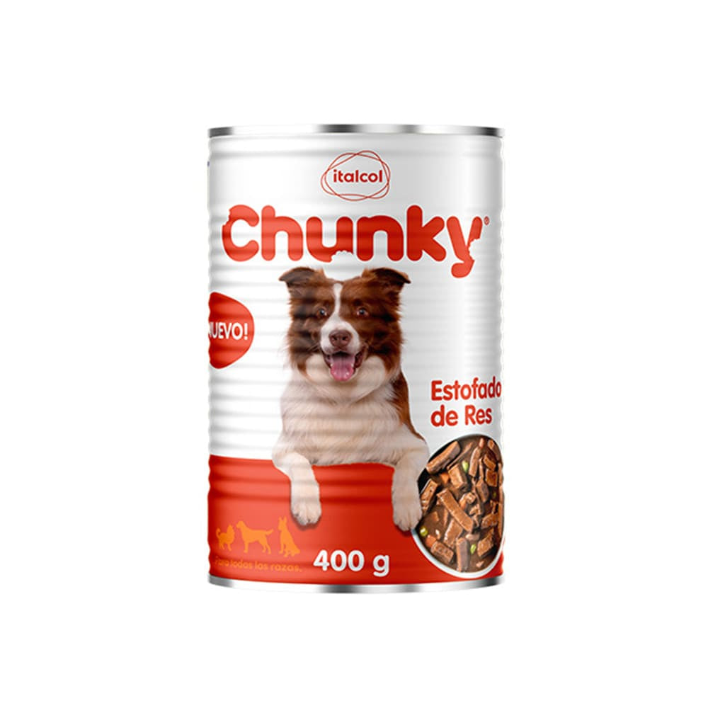 Chunky DeliDog Comida Húmeda Estofado de Res