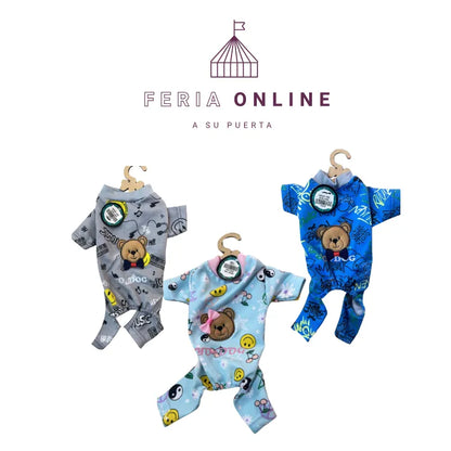Pijama Térmica Cuerpo Completo Para Mascotas
