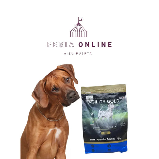 Agility Gold Grandes Adultos Piel 1.5 KG