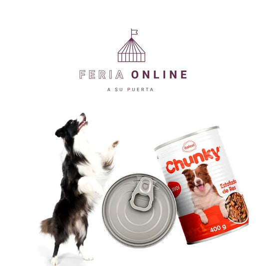 Chunky DeliDog Comida Húmeda Estofado de Res