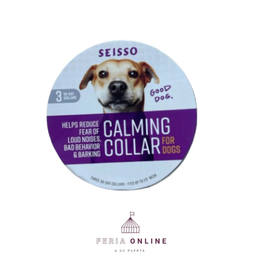 Collar calmante con feromonas para gatos y perros