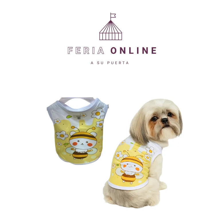 Camiseta Estampada Mascotas