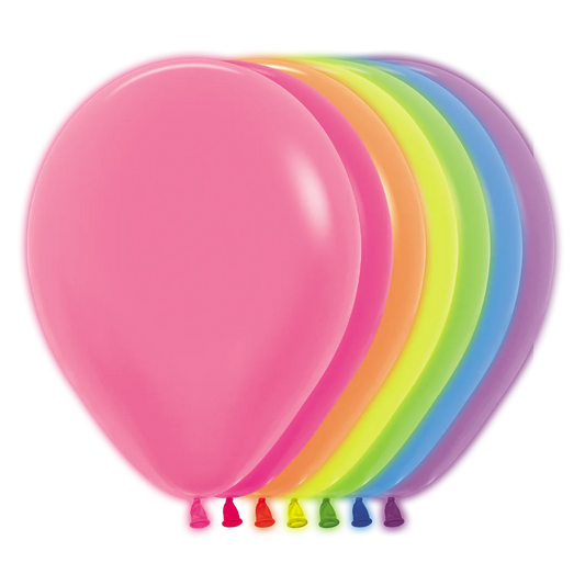 Globo Látex Redondo Neon Surtido