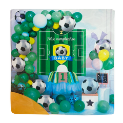 Bouquet Completo Feliz Cumpleaños Cancha de Fútbol