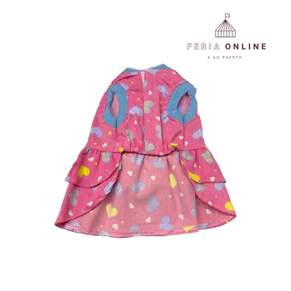 Vestido Corazones para Mascotas