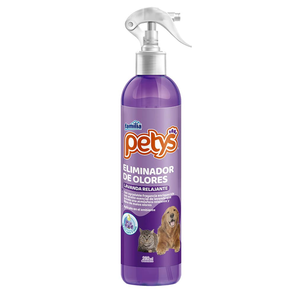 Eliminador de Olores Petys Lavanda 280ml.