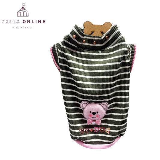 Blusa Acanalada Gola