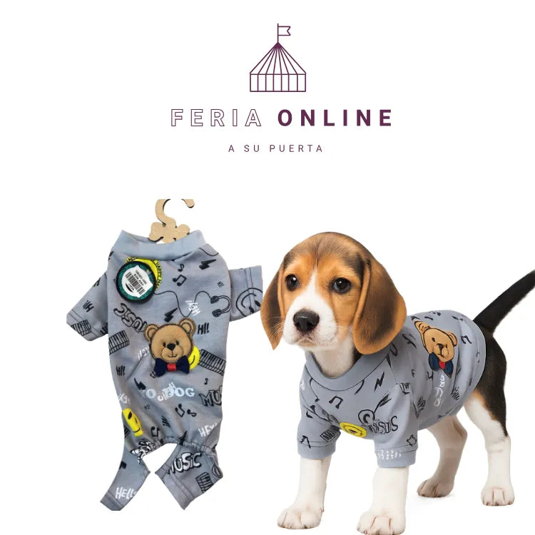 Pijama Térmica Cuerpo Completo Para Mascotas