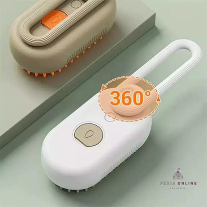 Cepillo Vaporizador Con Agarre para Mascotas
