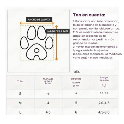 Botas de Silicona para Mascotas