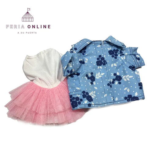 Vestido Tutú con Chaqueta para Mascotas