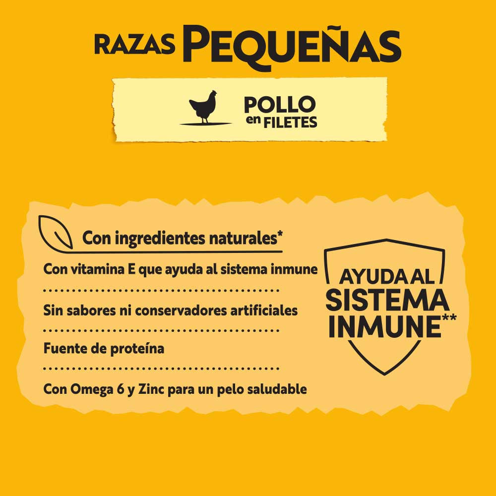 Alimento Húmedo Pedigree Razas Pequeñas