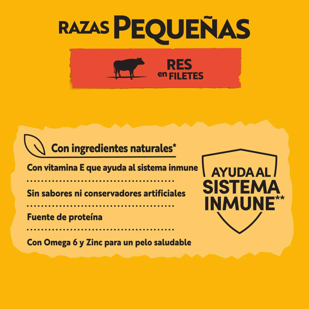 Alimento Húmedo Pedigree Razas Pequeñas