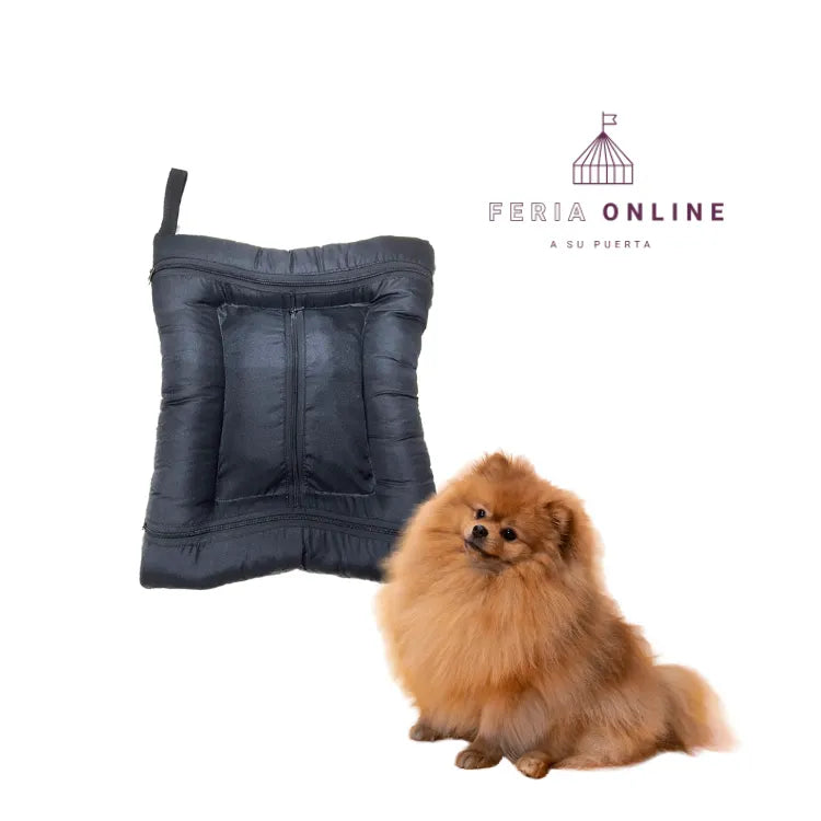 Cama Peluche con Cierre