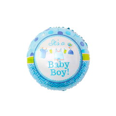 Globos Metalizados Baby Boy y Baby Girl