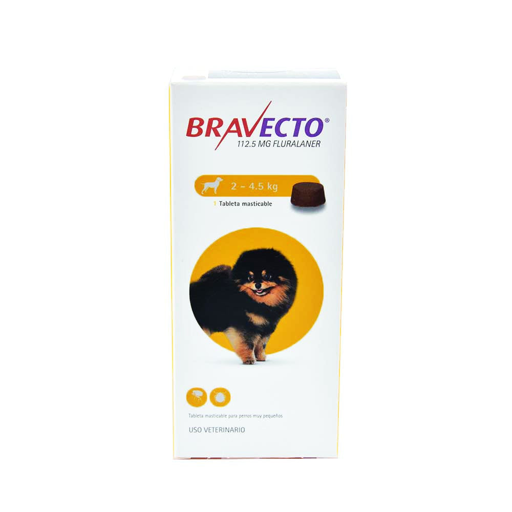 Bravecto Tableta Masticable - Antipulgas y Antigarrapatas