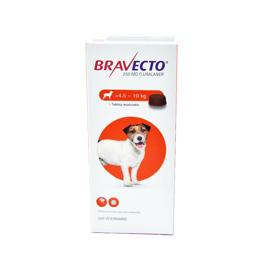 Bravecto Tableta Masticable - Antipulgas y Antigarrapatas