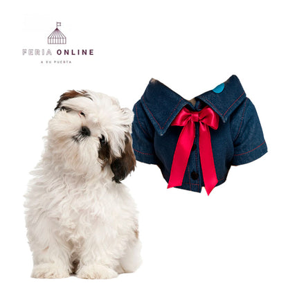 Camisa Botones Para Mascota