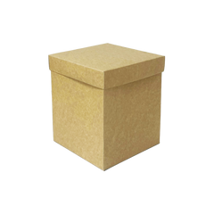 Caja en Kraft Cubo