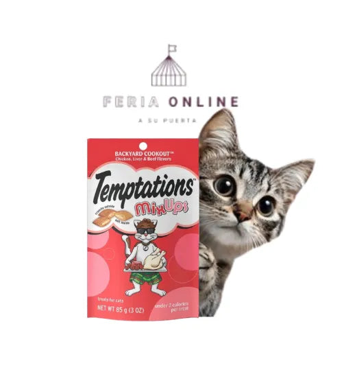 Snack para Gatos Temptations Mix de carnes