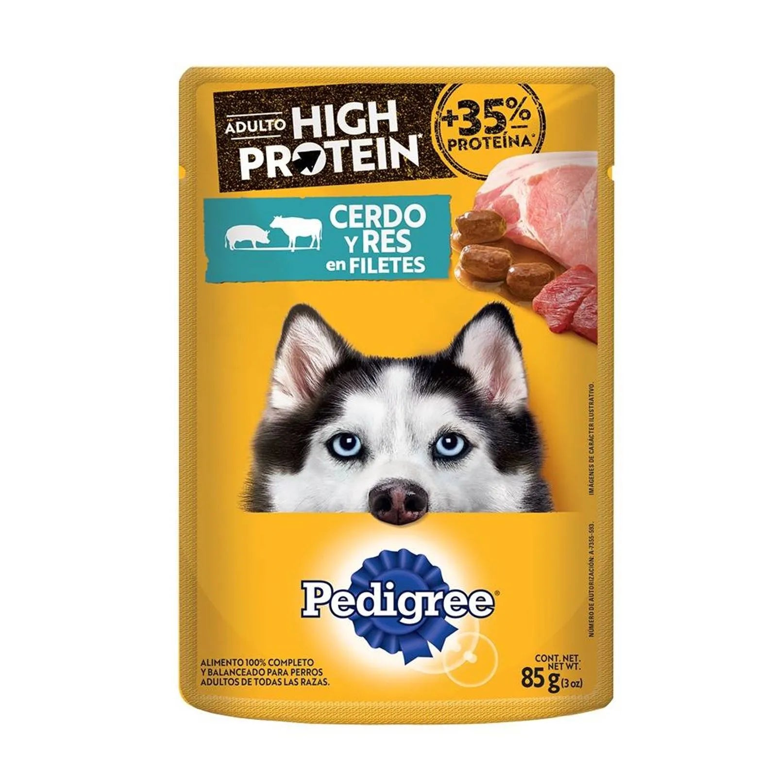 Alimento Húmedo Pedigree High Protein Adulto