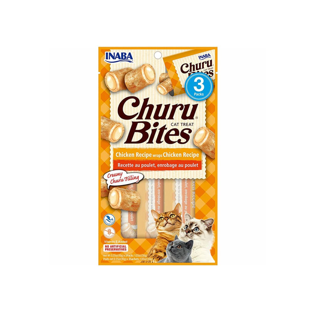 Churu Bites x3 - Inaba Alimento para Gatos