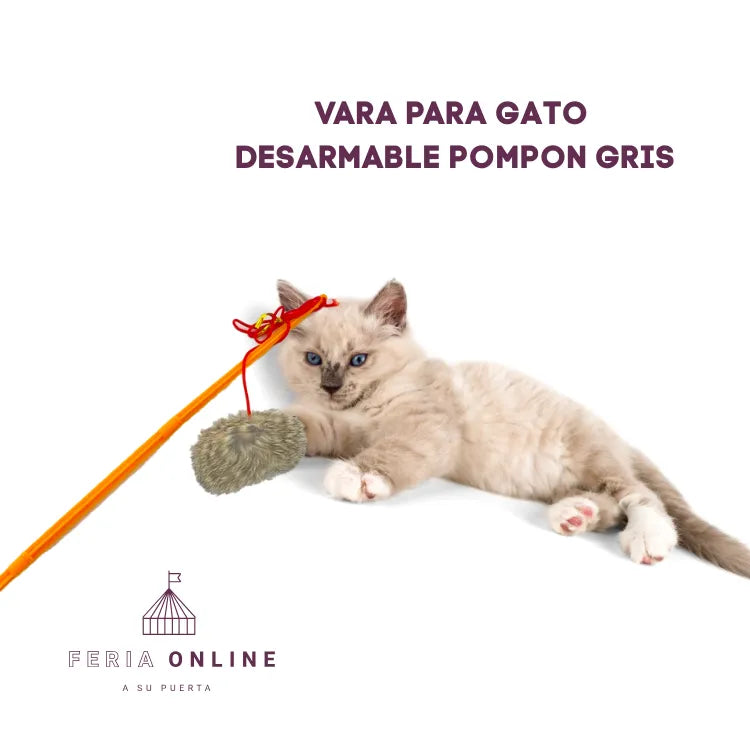 Varas Para Gato Con Pompones