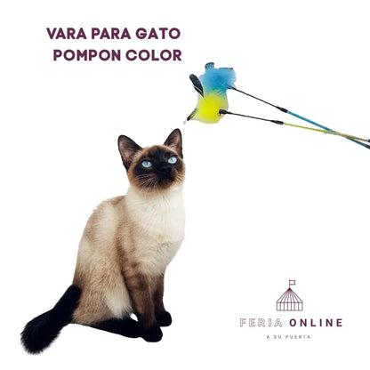 Varas Para Gato Con Pompones