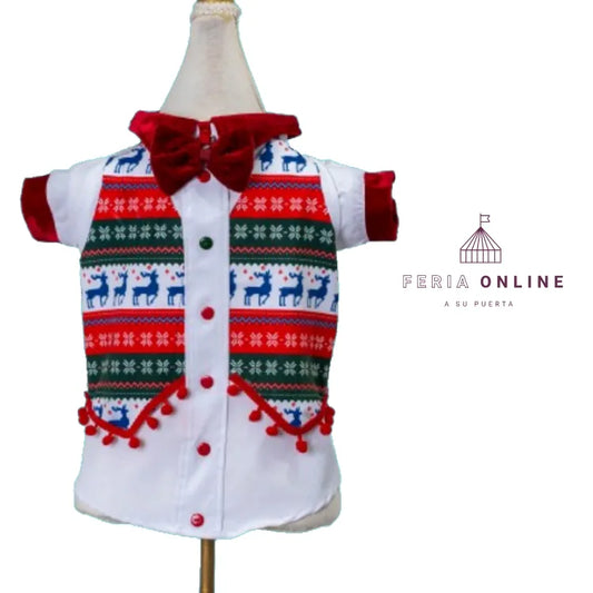 Camisa Chaleco Navidad