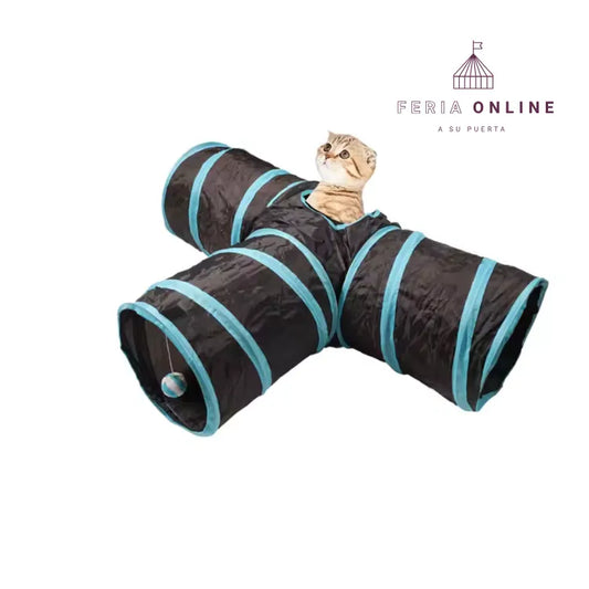Tunel Para Gato Con Cuatro Salidas (Sin Pluma)