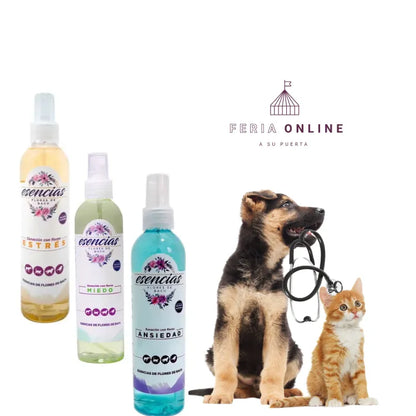 Esencias Florales Para Mascotas Presentación Spray 250 ML