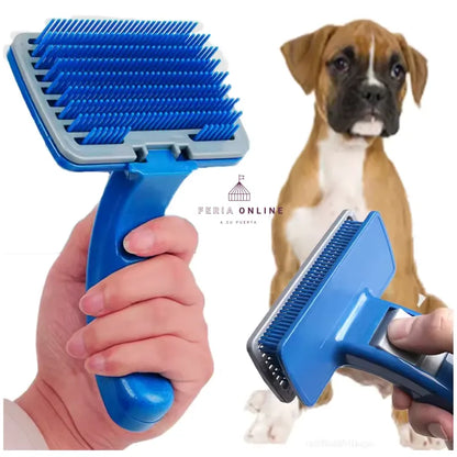 Cepillo Para Mascotas con Expulsor Automático