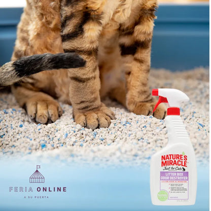Nature Miracle Spray Destructor de Olor Caja Arenera