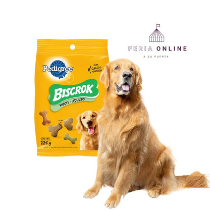 Snacks Para Perro Pedigree Galleta Biscrok Multi Adulto - 225 g