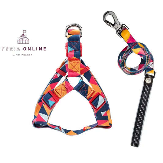 Arnés Estampado Multicolor Perro