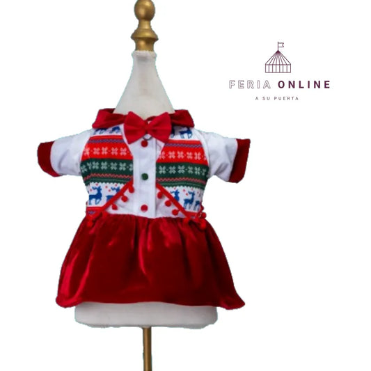 Vestido Chaleco Navidad