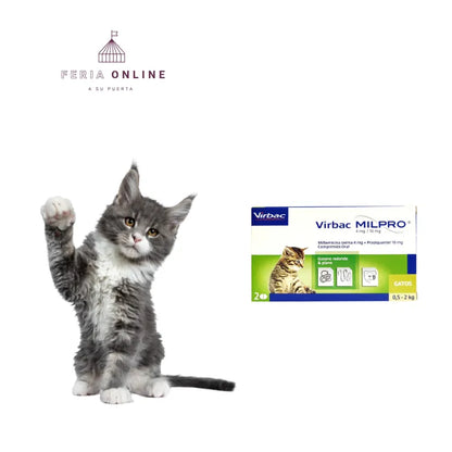 MILPRO 4mg/10mg - Endoparasiticida para Gatos